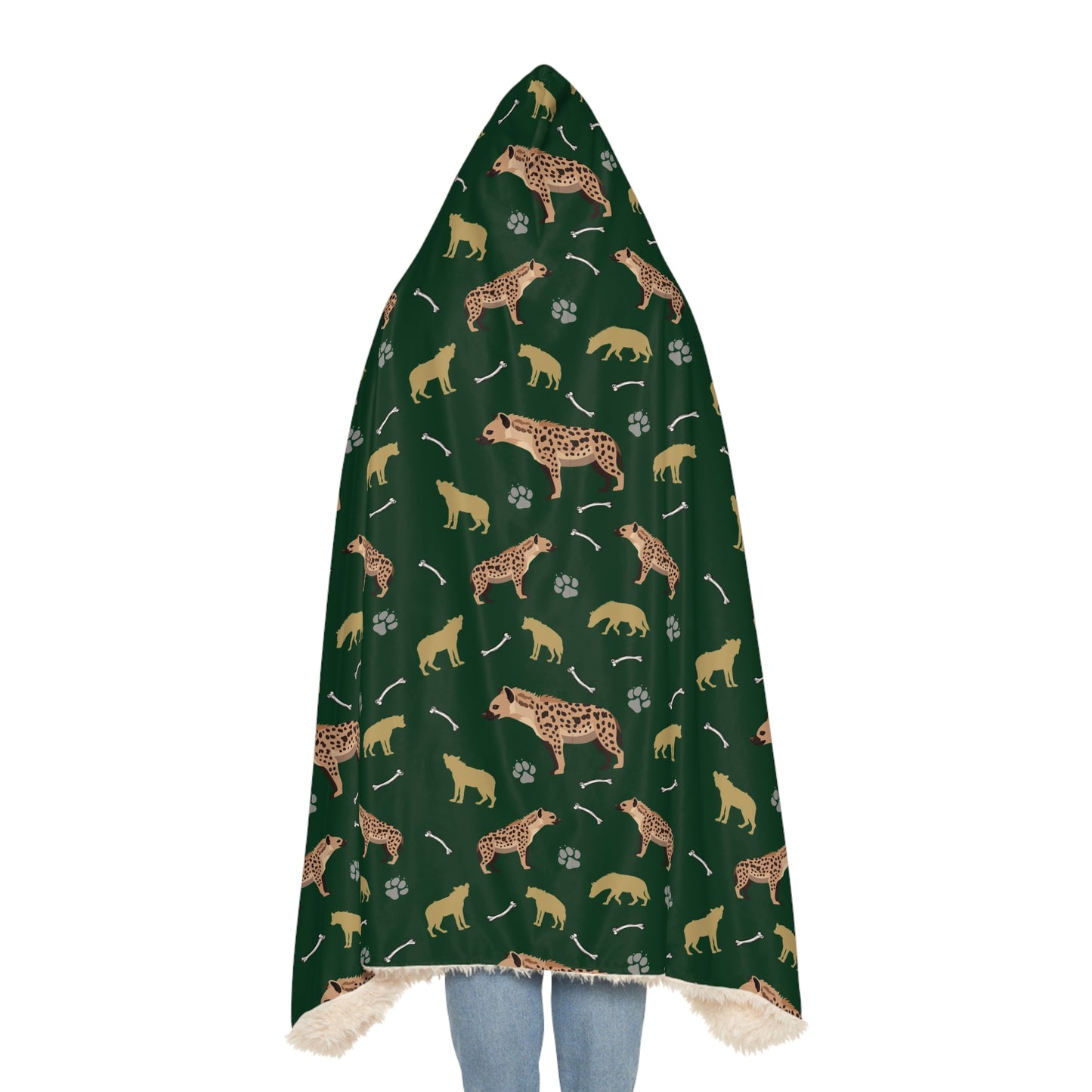 Hyena Clan Hooded Snuggle Blanket