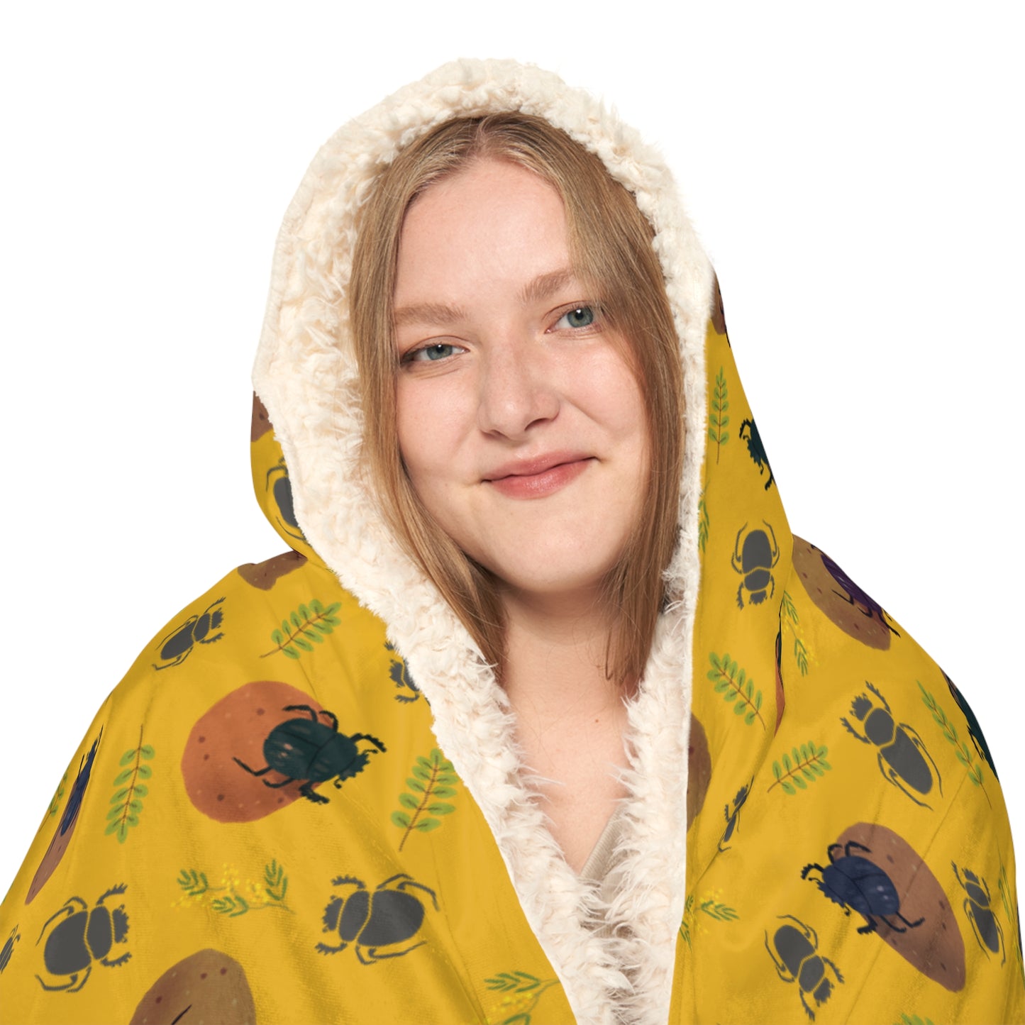 Dung Beetle Hooded Snuggle Blanket