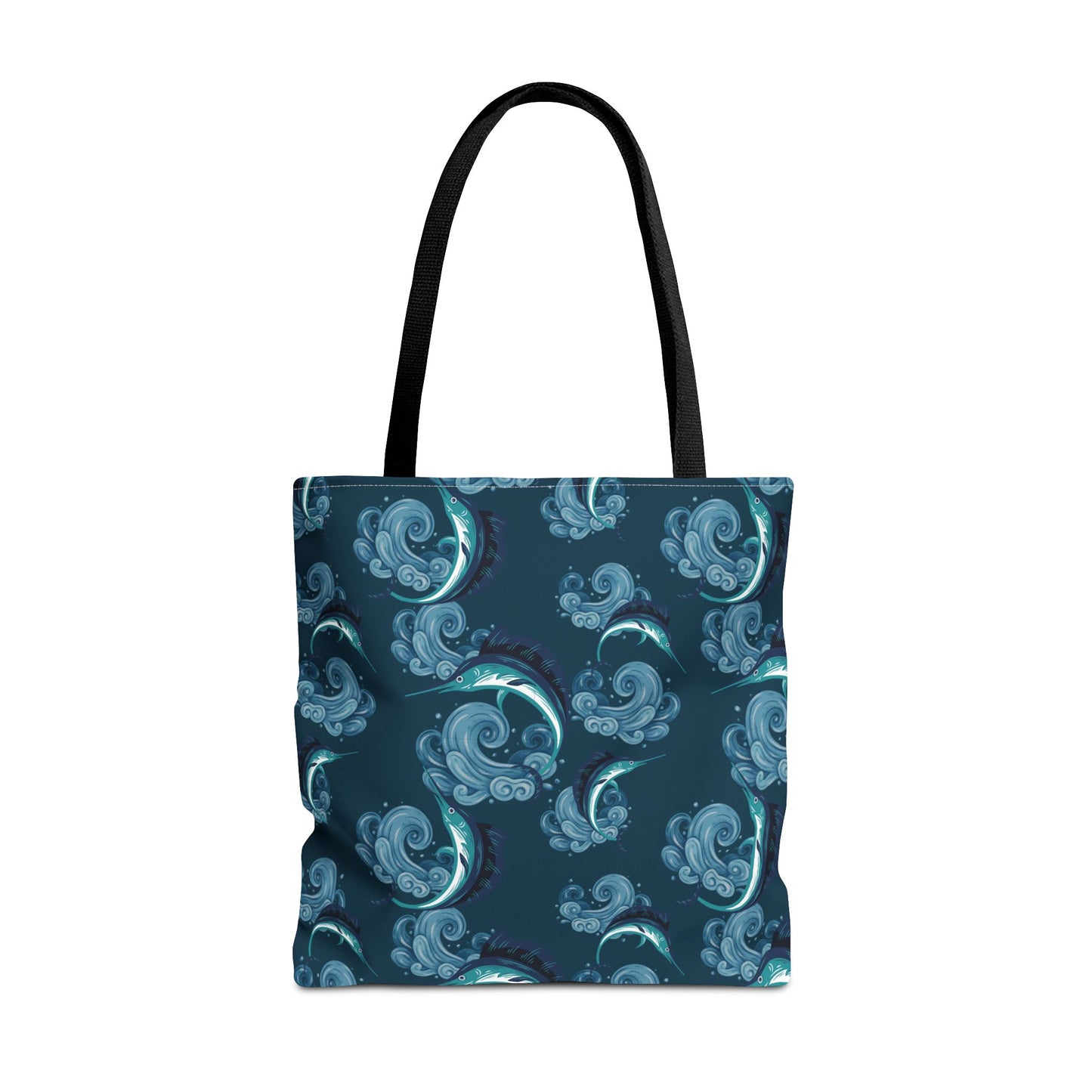 Jumping Marlin Tote Bag
