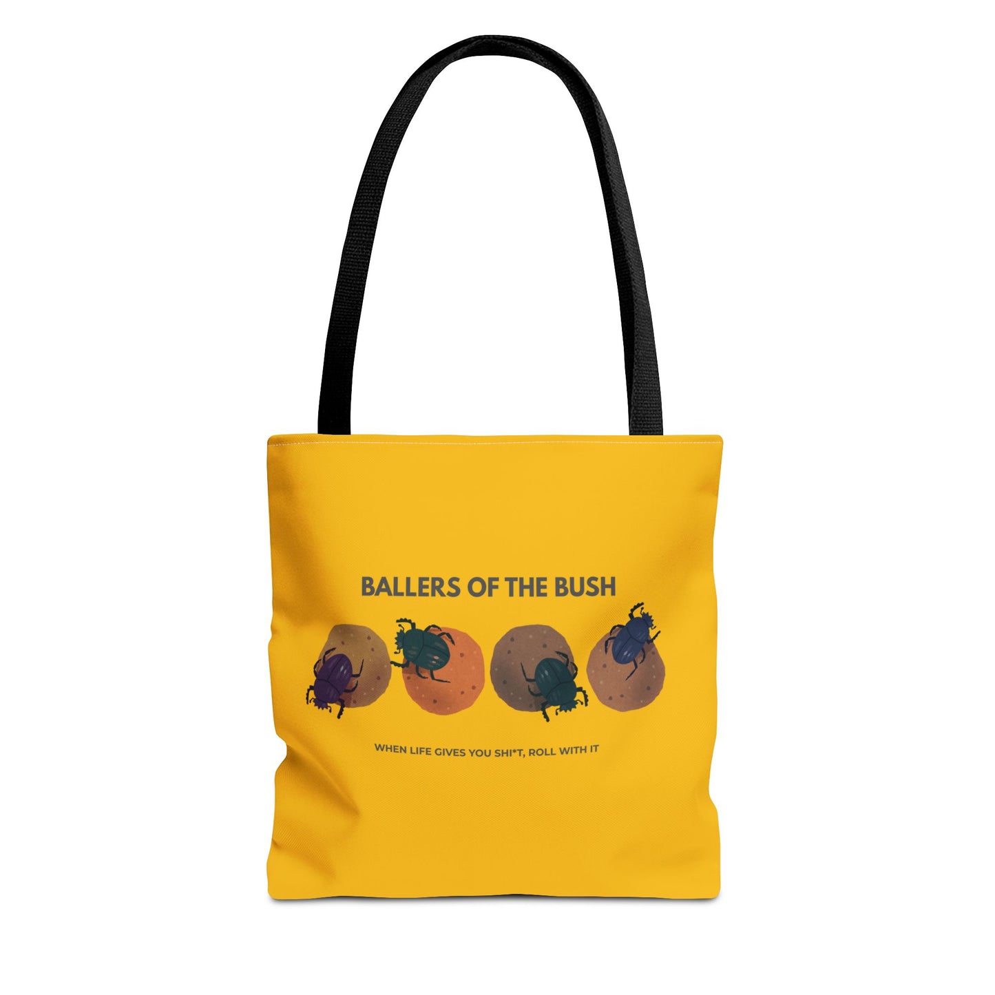 Dung Beetle Rolling Tote Bag