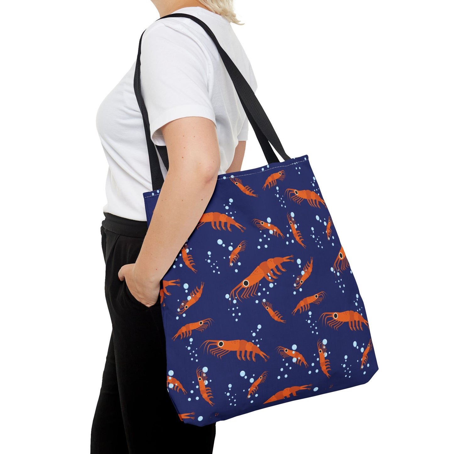 Dancing Shrimp Tote Bag