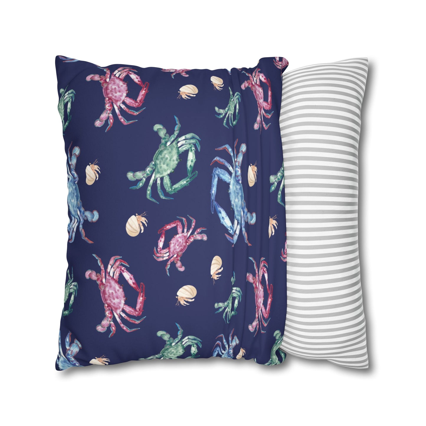 Beach Dweller Lux Faux Suede Throw Pillow Cover – 18" x 18" & 20" x 20"