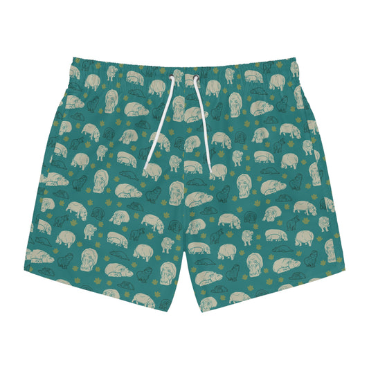 Hippo Pod Swim Trunks