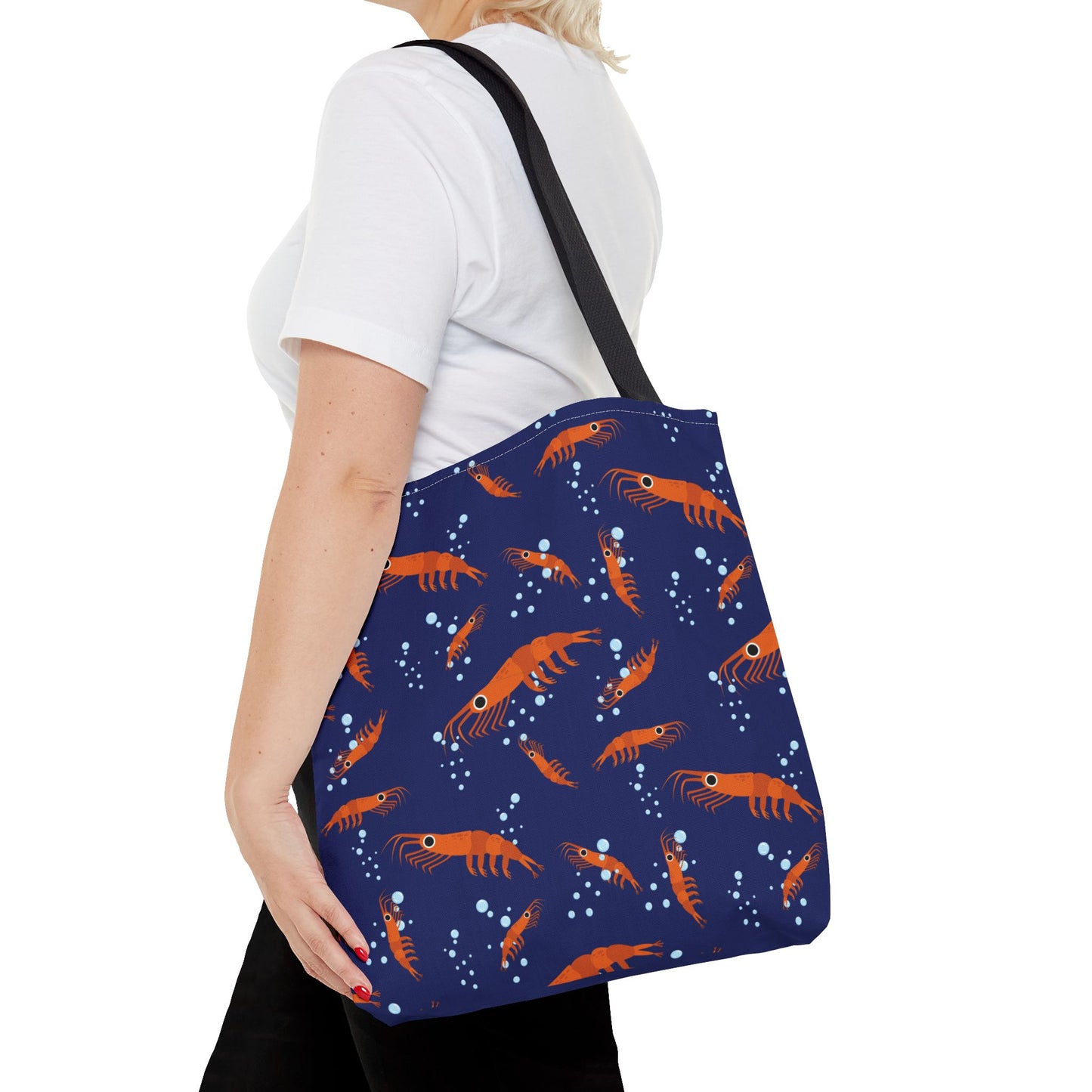Dancing Shrimp Tote Bag