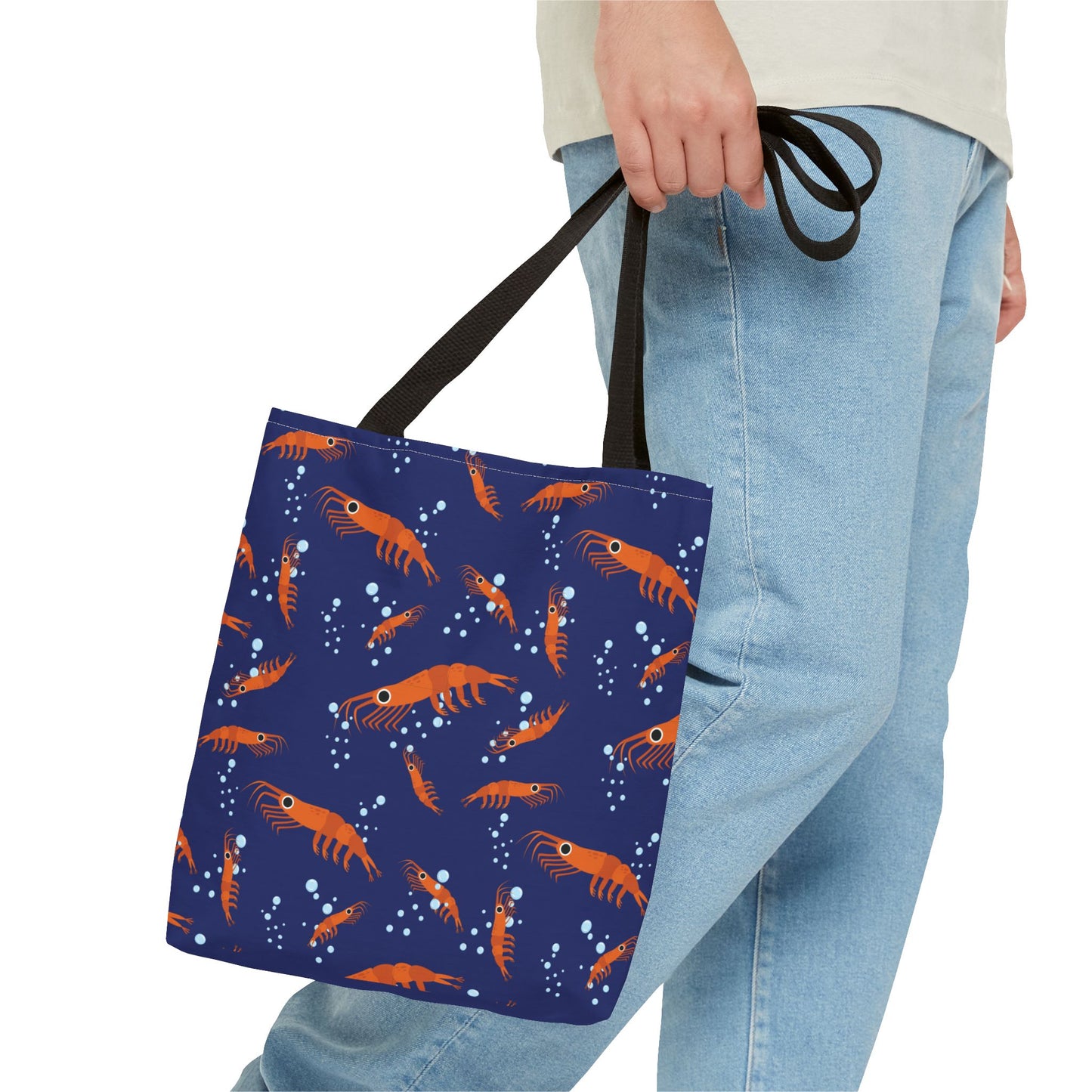 Dancing Shrimp Tote Bag