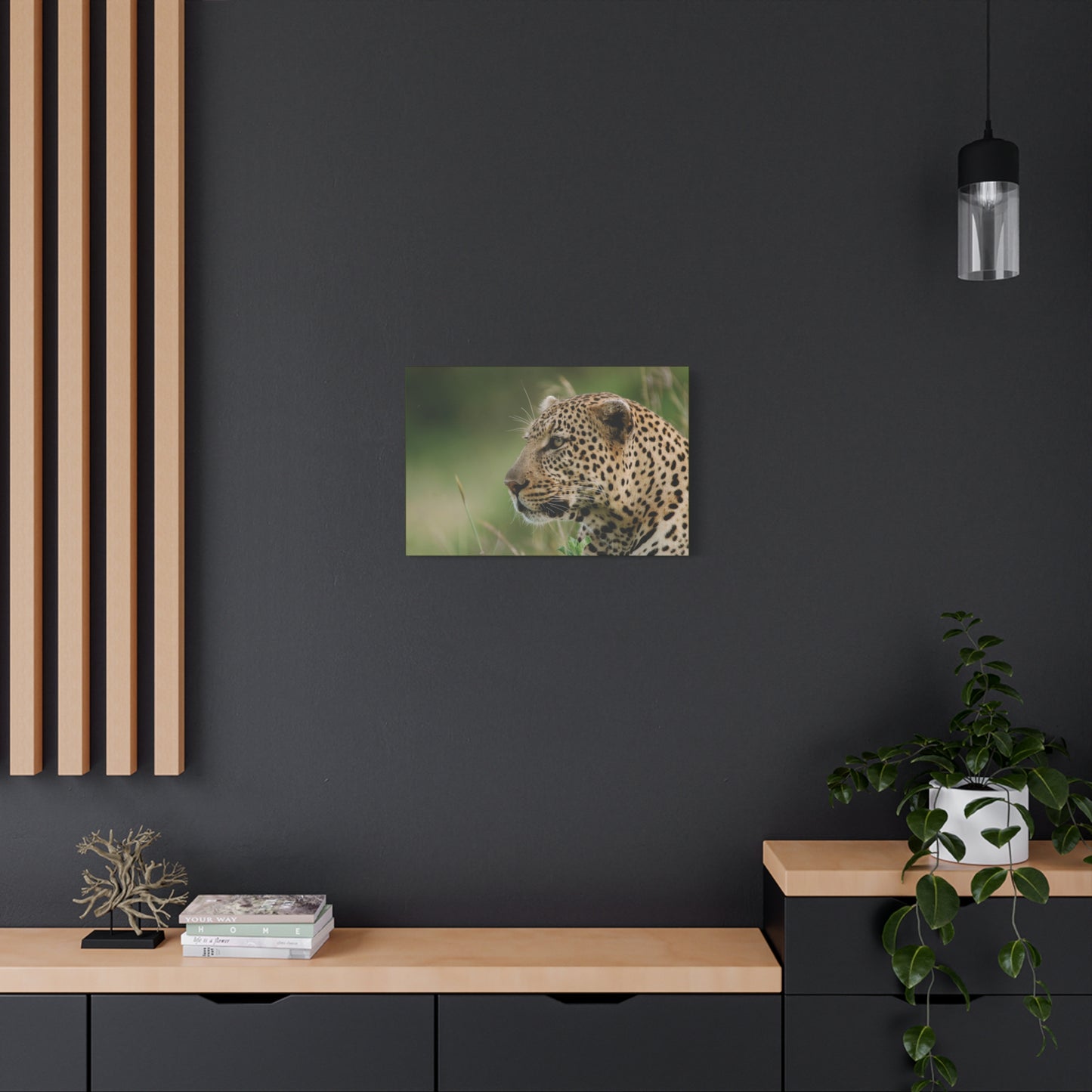 Canvas Art Leopard "Silent Watcher"