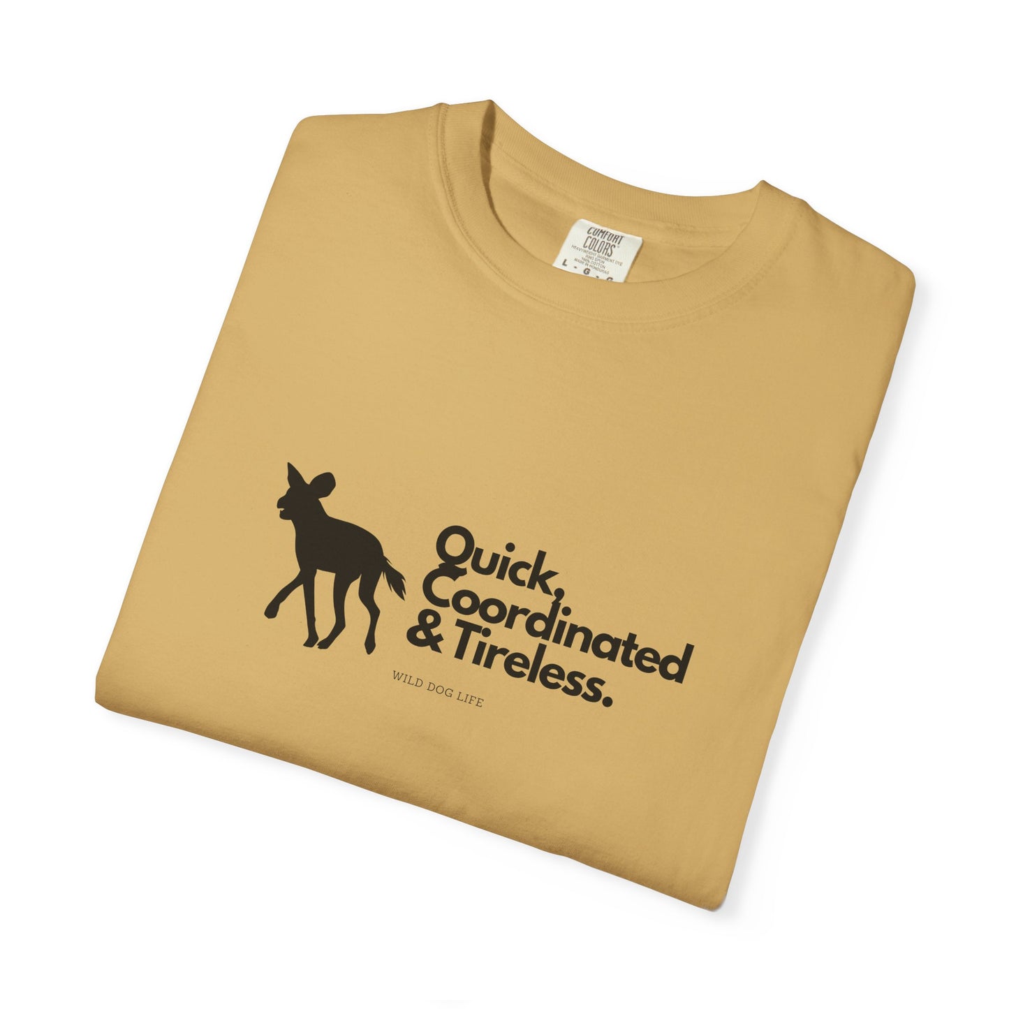 Wild Dog Trait T-Shirt | Unisex Garment-Dyed Tee for Animal Lovers, Casual Wear, Gift Idea, Everyday Comfort, Statement Shirt