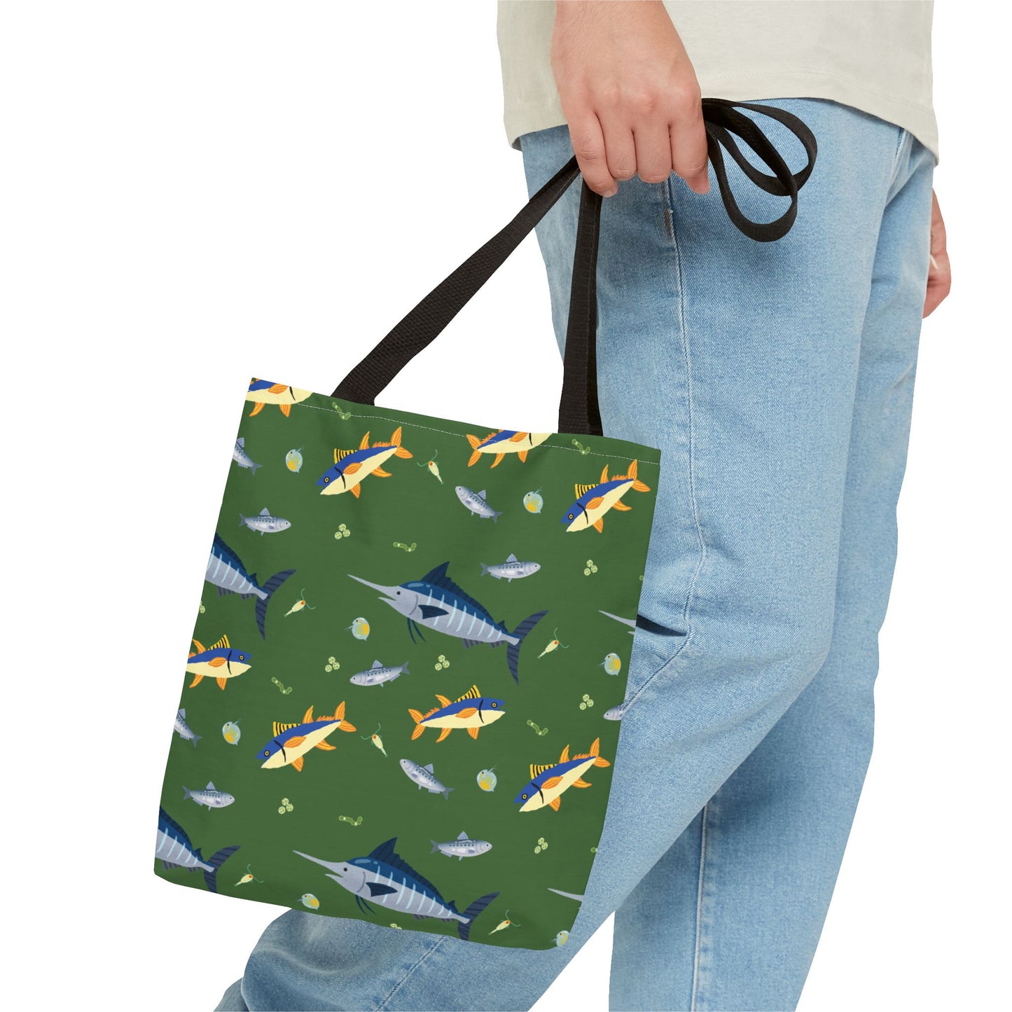 Marine Food Chain Tote Bag