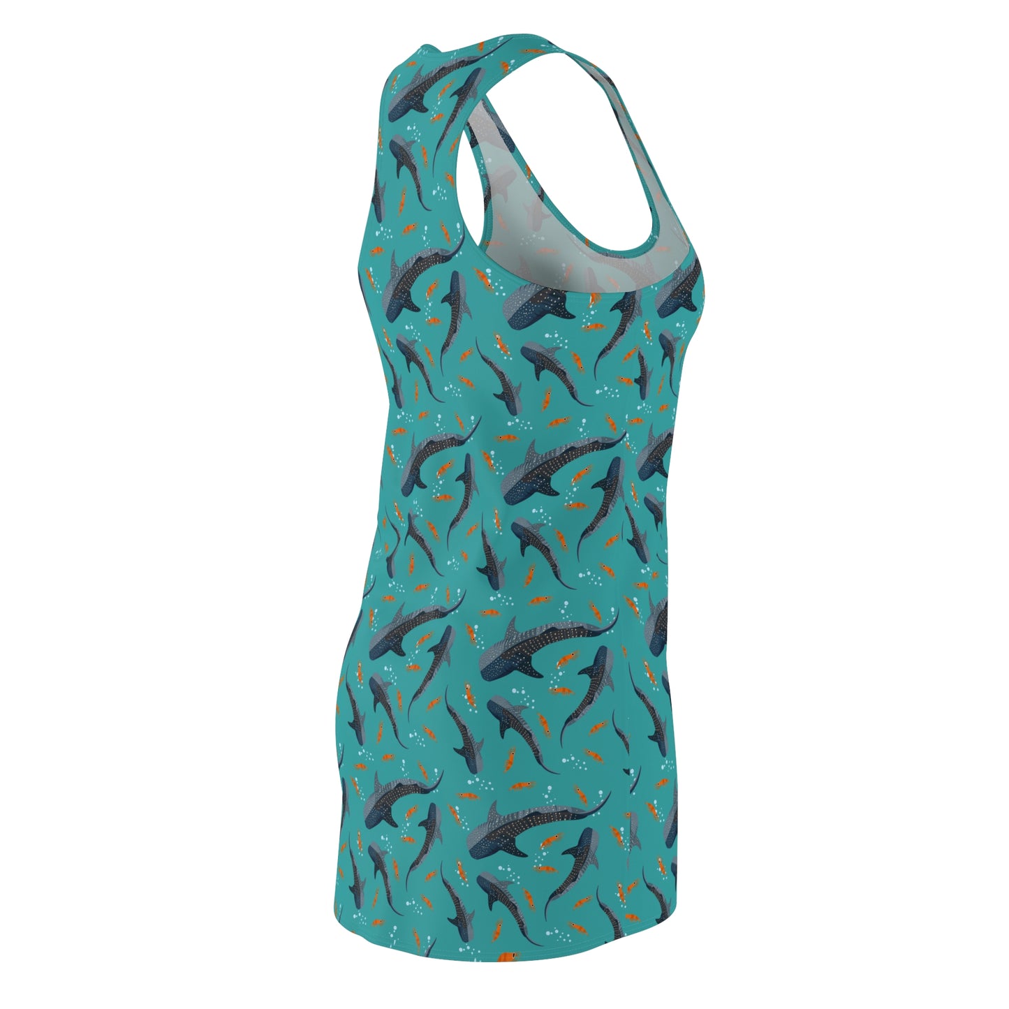 Whale Shark Cut & Sew Racerback Dress