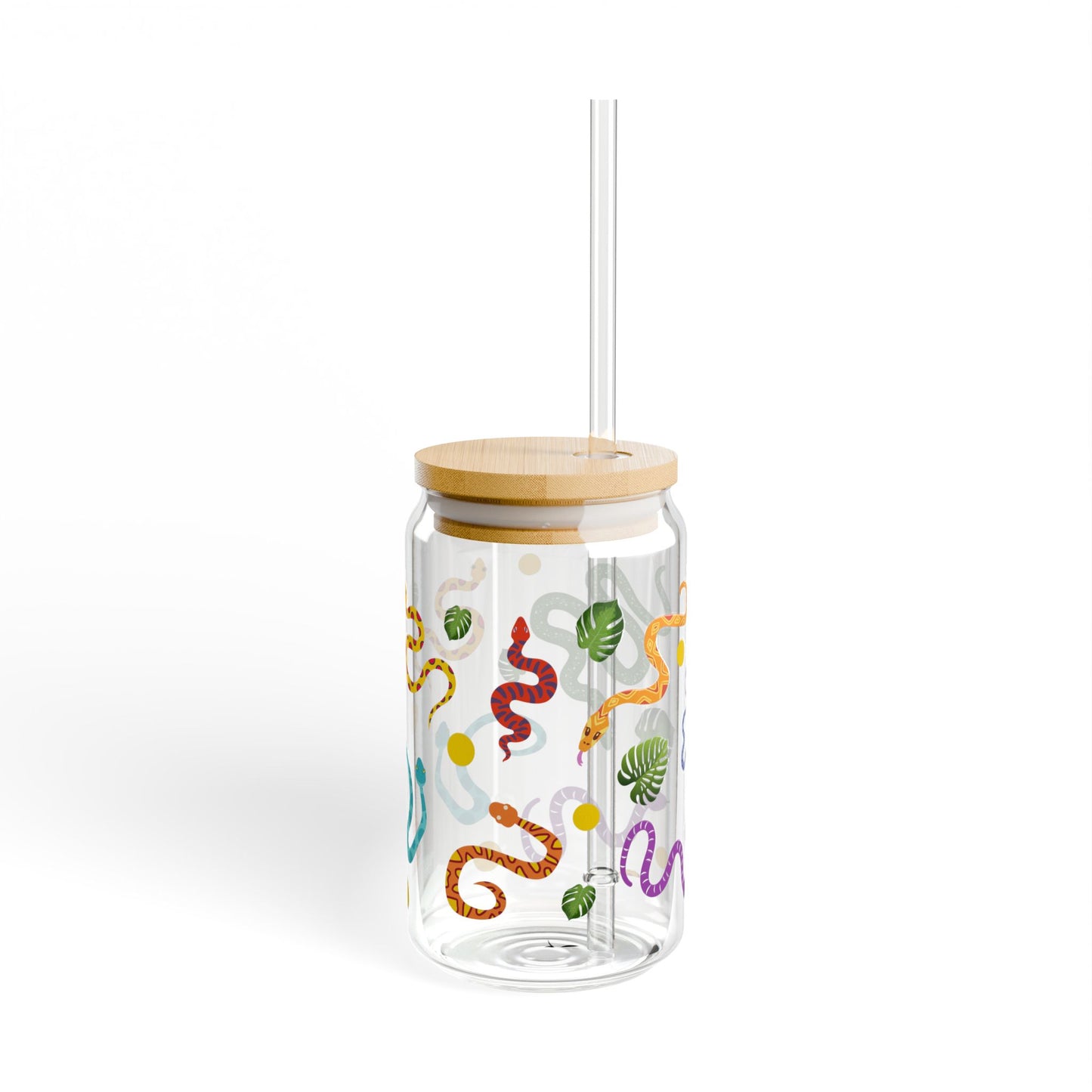 Dancing Snake Sipper Glass