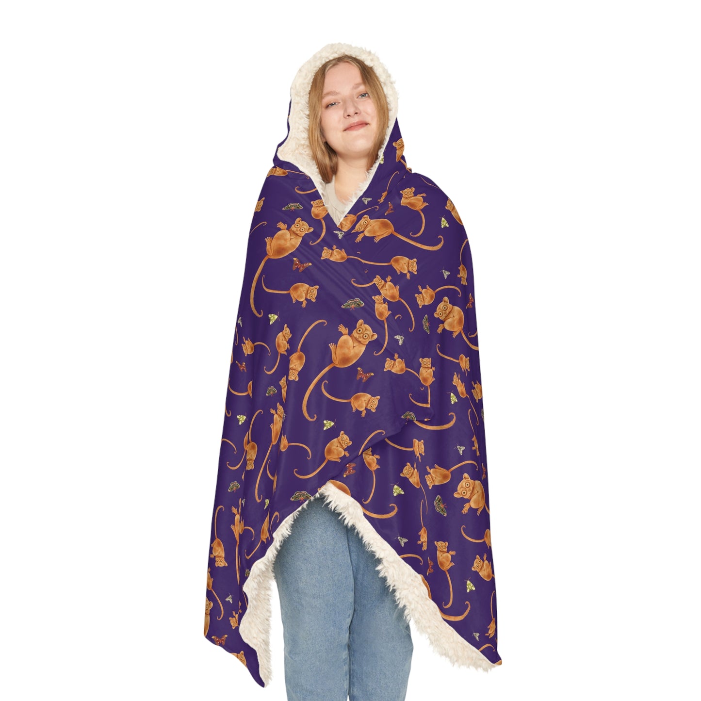 Bushbaby Troop Hooded Snuggle Blanket