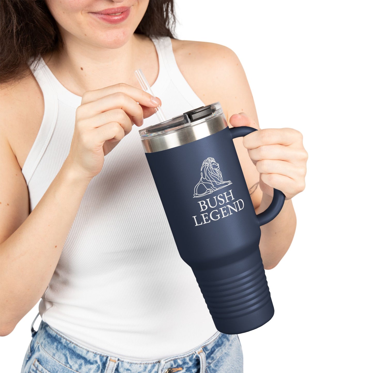 Bush Legend Lion Theme Insulated Travel Mug - Ultimate Hydration Companion, Coffee Lover Gift, Unique Designs for Outdoor Adventures, Customizable Mug for [...]