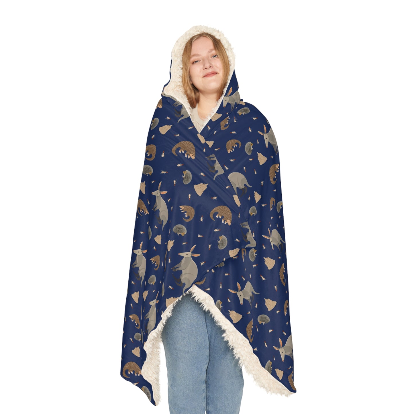 Nocturnal Animal Hooded Snuggle Blanket