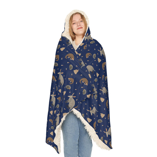 Nocturnal Animal Hooded Snuggle Blanket