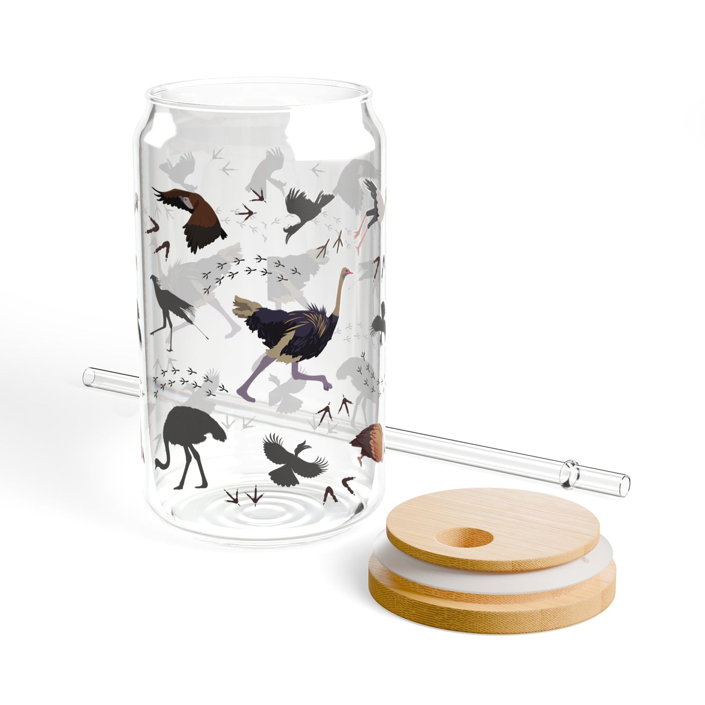 Safari Bird Sipper Glass