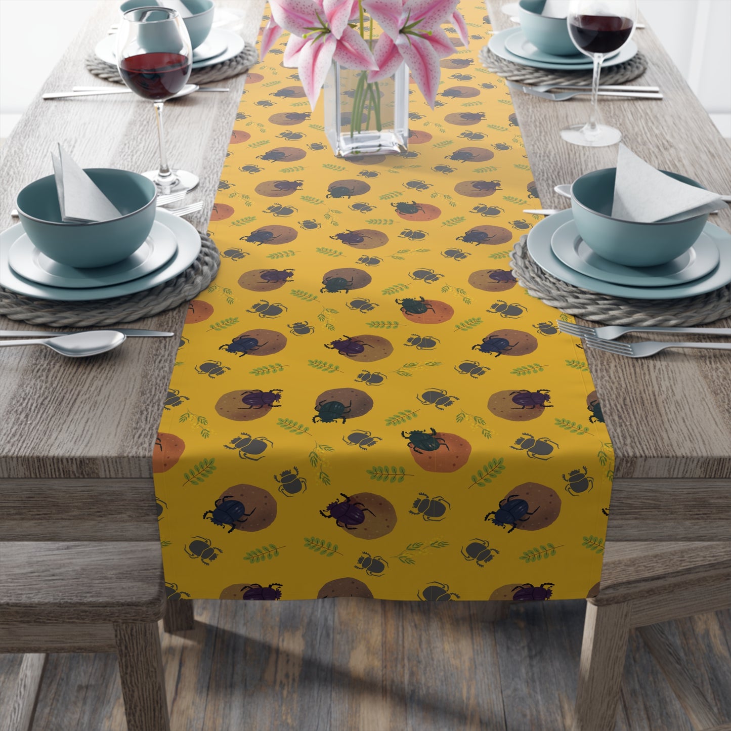 Table Runner - Dung Beetle