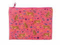 Cheetah Pink Travel Pouch | Recycled Ripstop Organizer