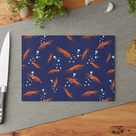 Shrimp Glass - Cutting Board