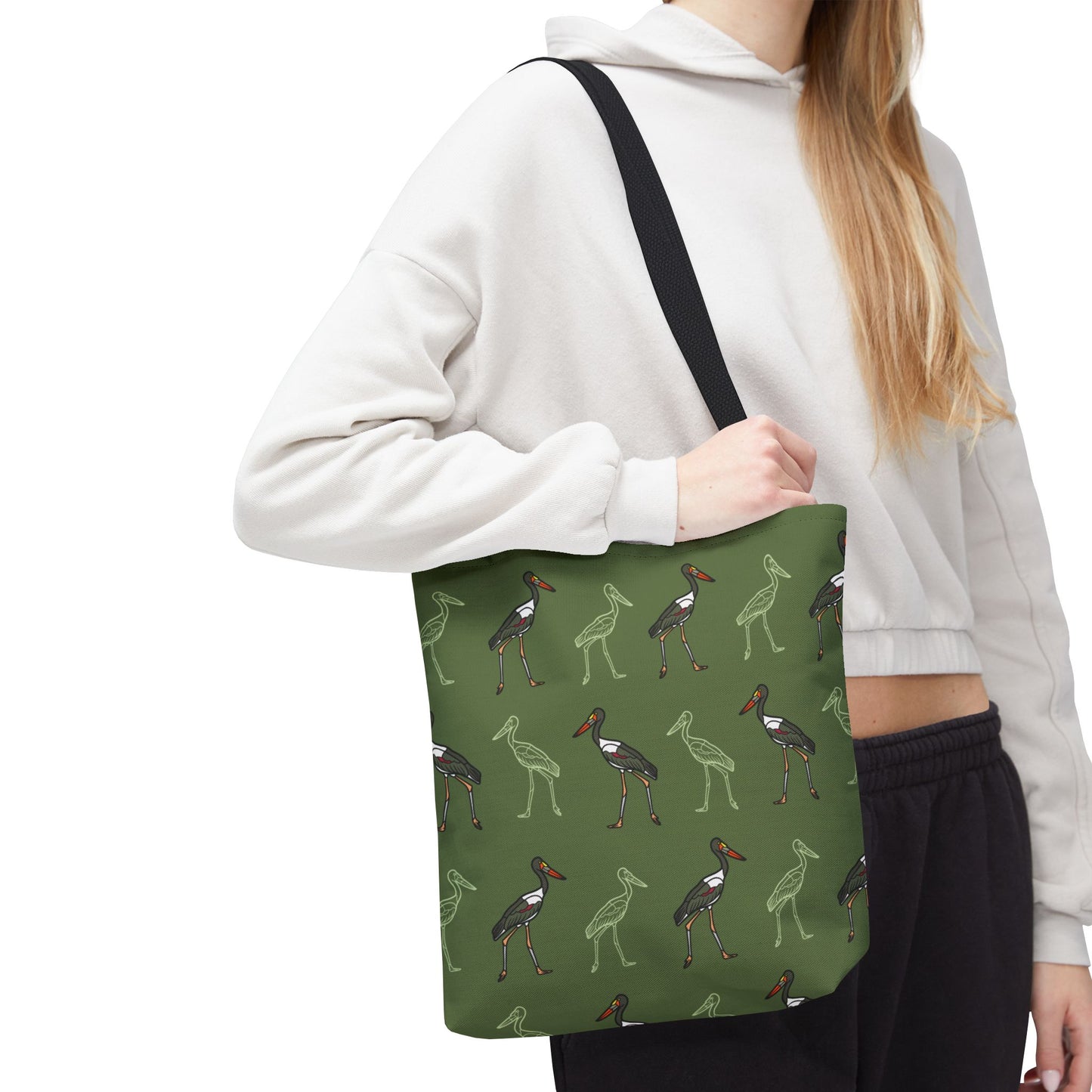Saddle-billed Stork Tote Bag