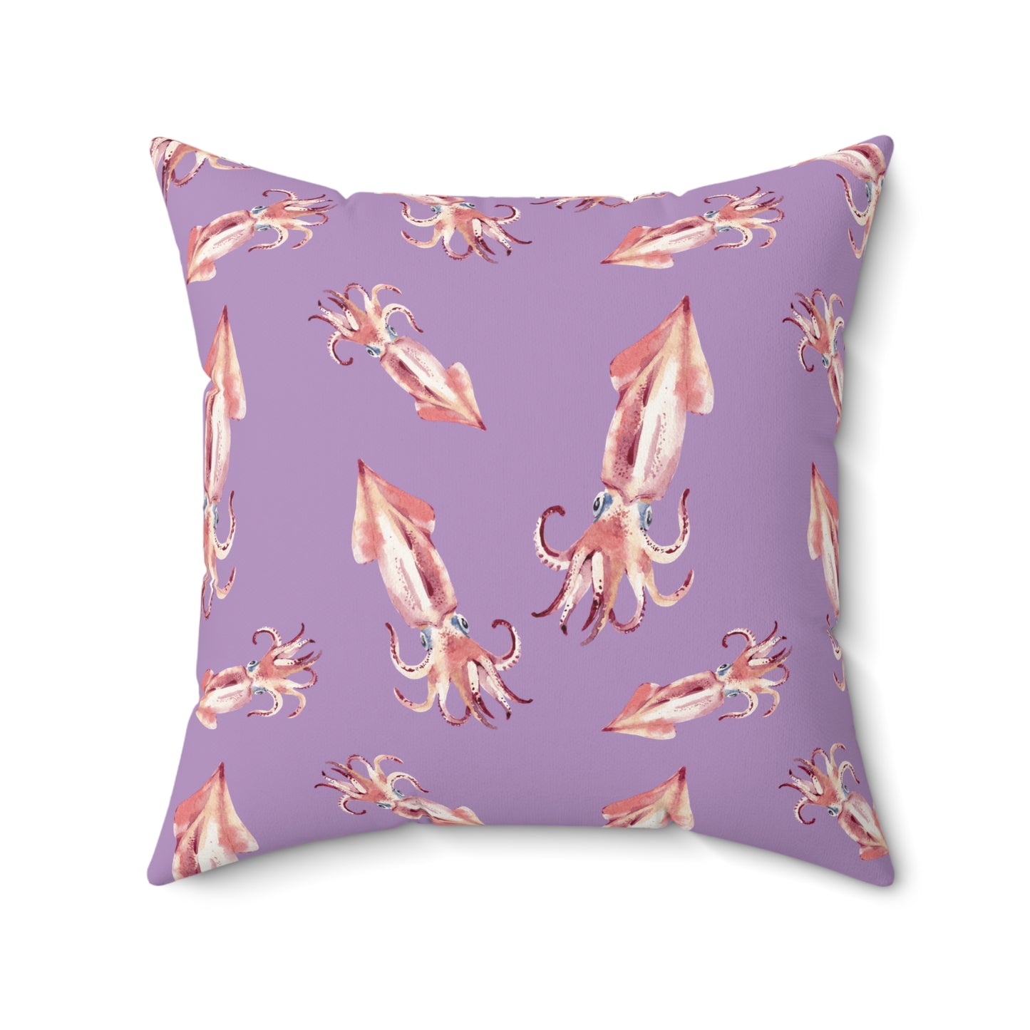 Dancing Squid Lux Faux Suede Throw Pillow with Insert - 18" x 18", 20" x 20"