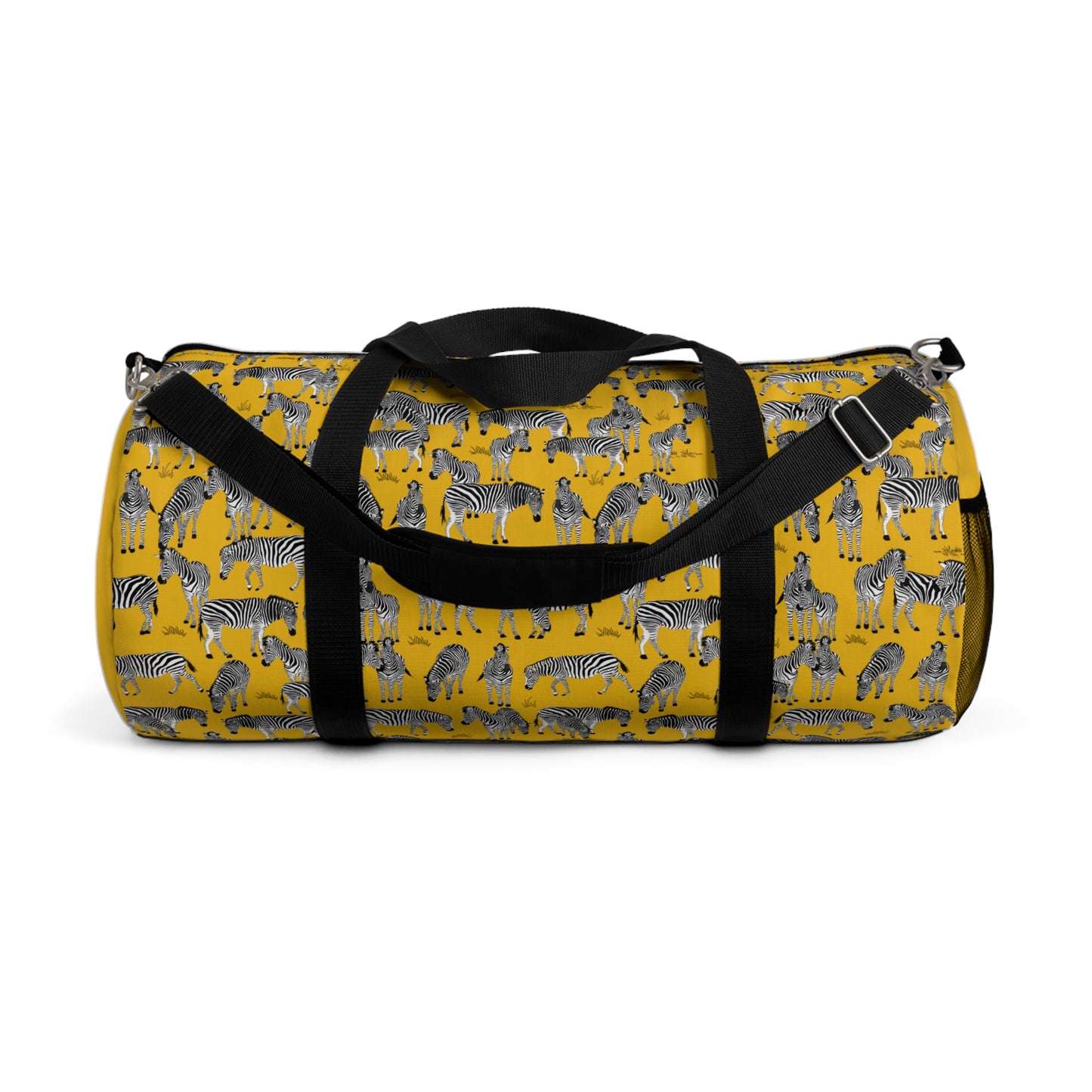 Zebra Herd Print Duffel Bag for Adventurers, Gym Tote, Travel Companion, Eco-Friendly Sports Bag, Perfect Gift for Animal Lovers