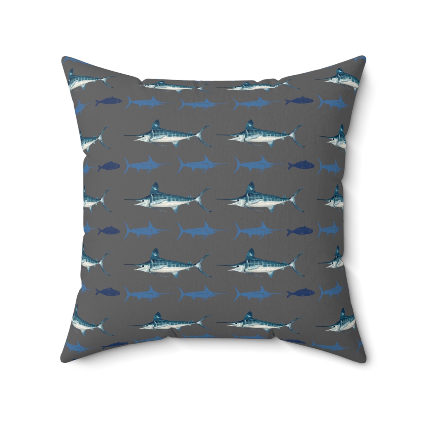 Marlin Lux Faux Suede Throw Pillow with Insert - 18" x 18", 20" x 20"
