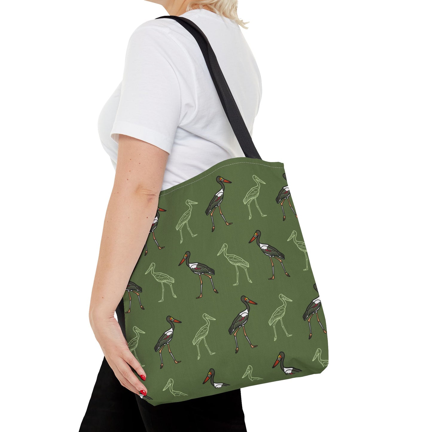 Saddle-billed Stork Tote Bag