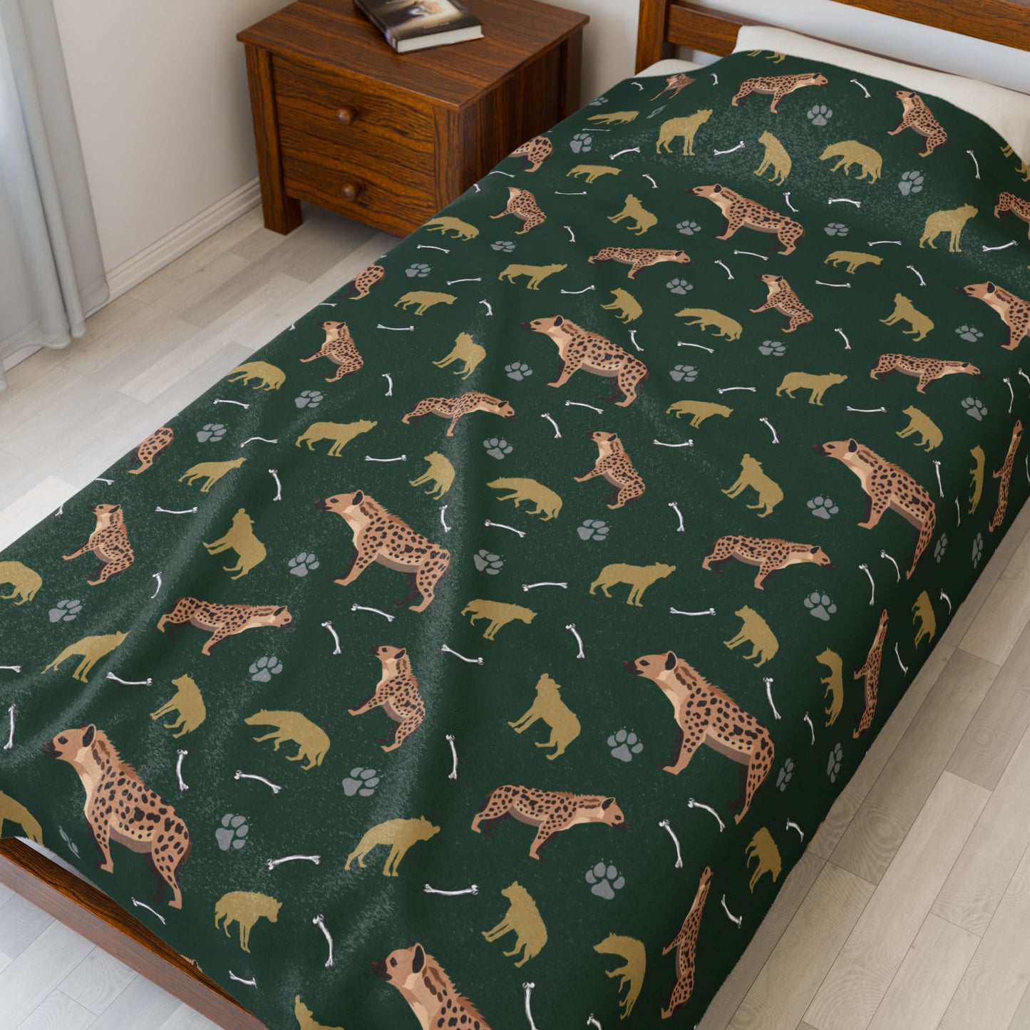 Hyena Clan Velveteen Plush Blanket