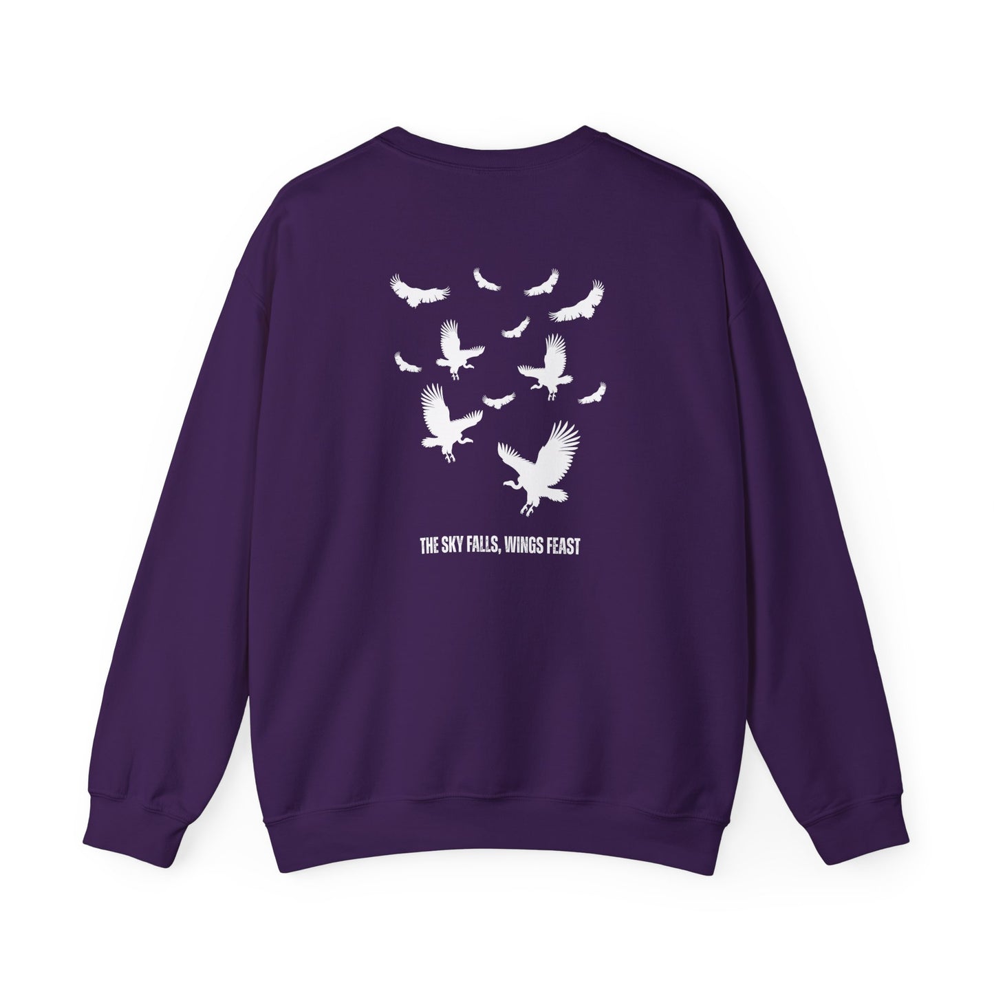 Soaring Vulture Crewneck Sweatshirt | Unisex Sweater for Nature Lovers, Perfect for Gift Giving, Cozy Wear, Outdoor Adventures, Eco-Friendly