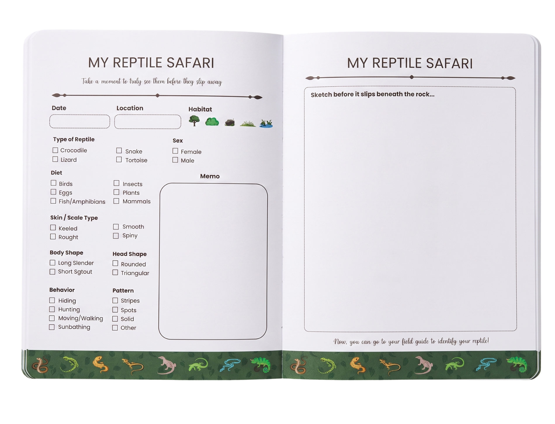 My Safari Journal — A5 Hardcover, 10-Day Safari Edition