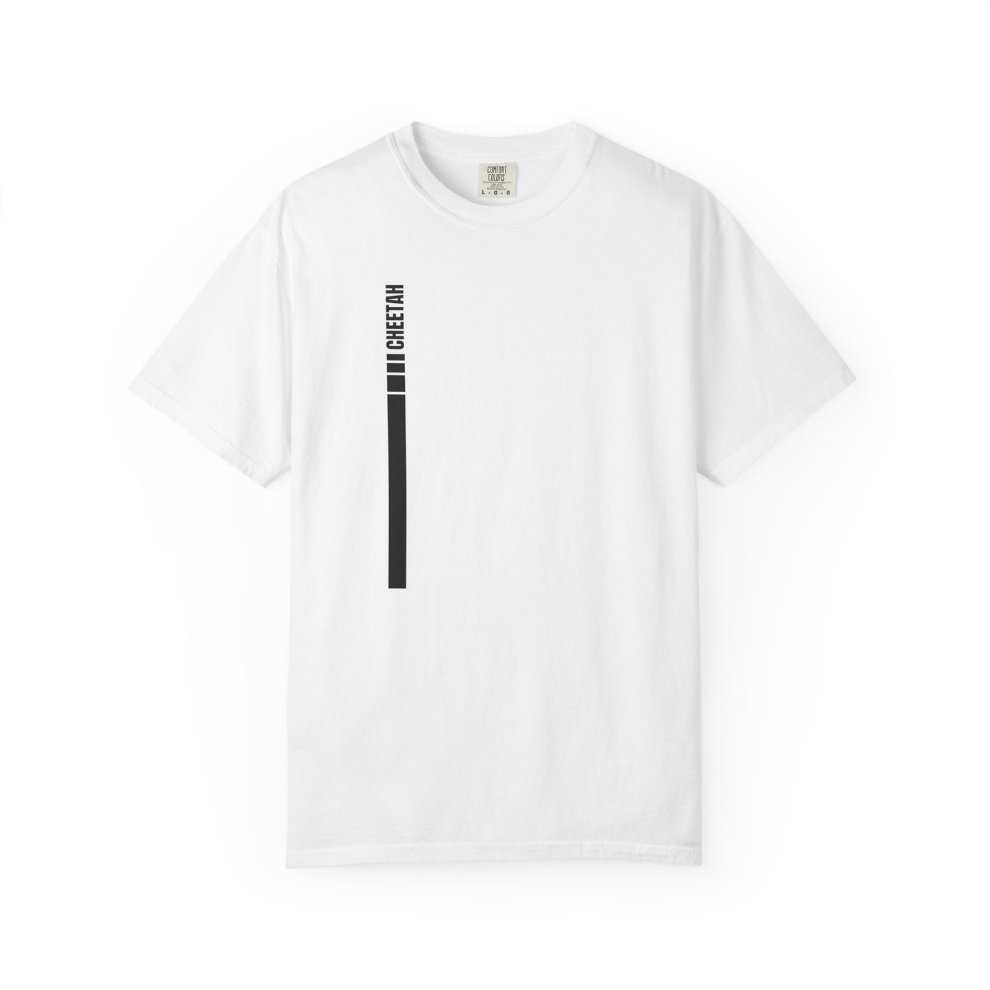 Cheetah Component Graphic T-Shirt, Unique Casual Wear, Fashionable Gift, Nature Lover Apparel, Perfect for Wildlife Enthusiasts