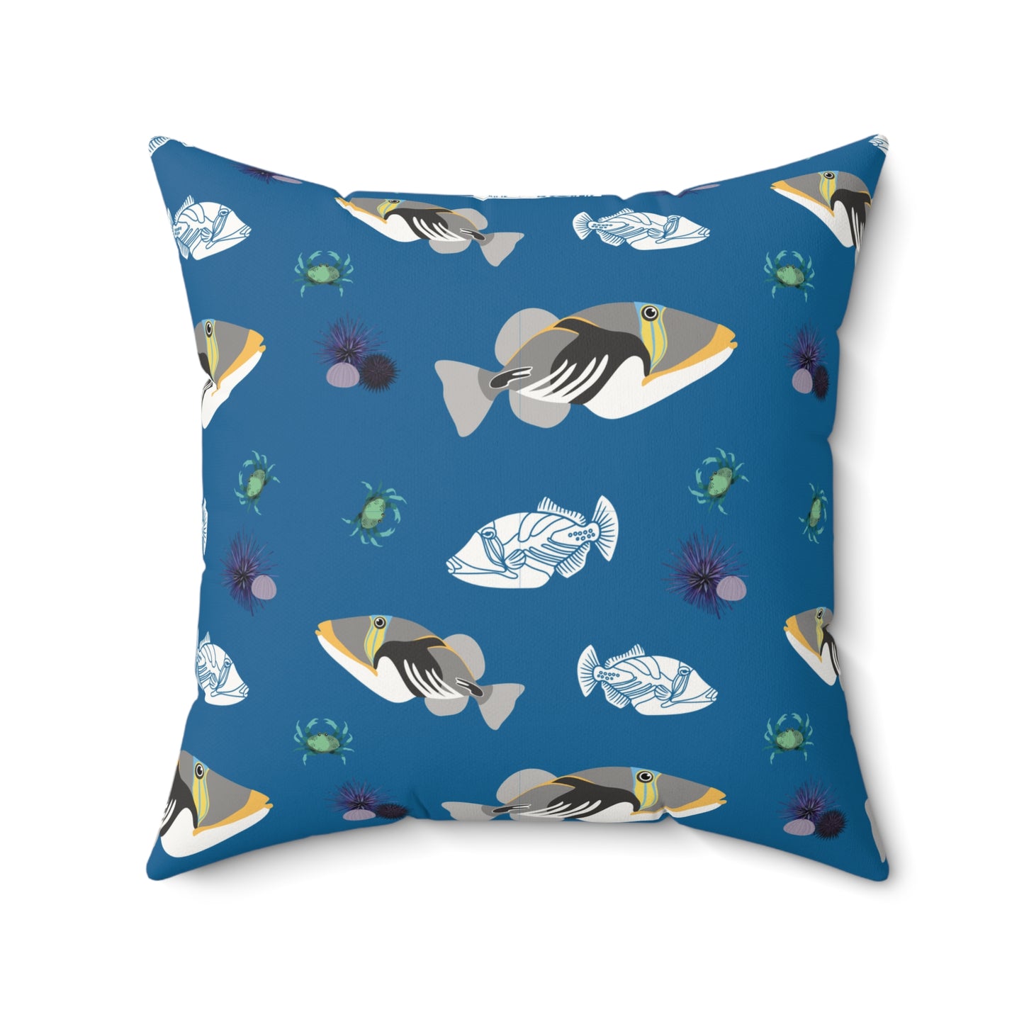 Triggerfish Lux Faux Suede Throw Pillow with Insert - 18" x 18", 20" x 20"