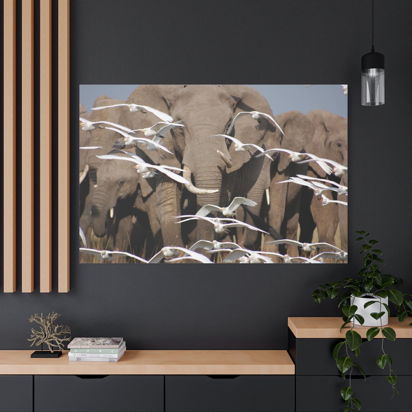 Canvas Art "Elephant Serenade "