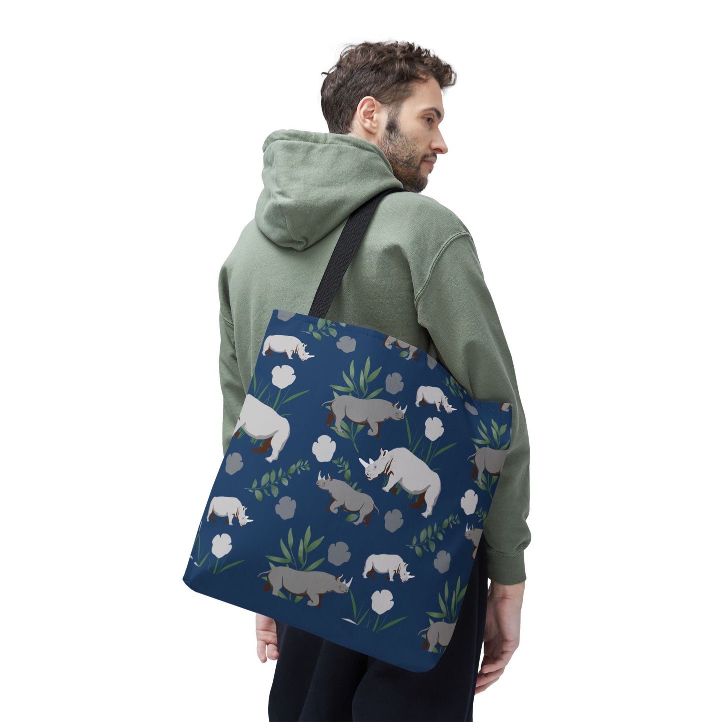 Rhino Crash Tote Bag
