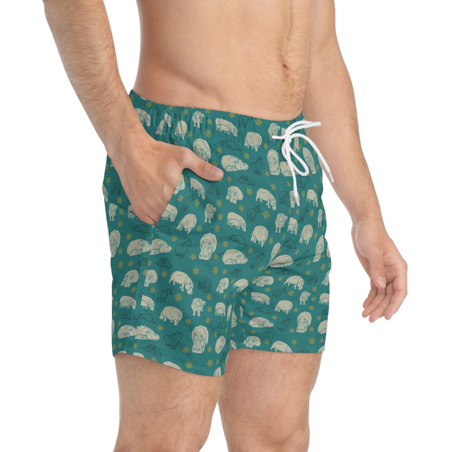 Hippo Pod Swim Trunks