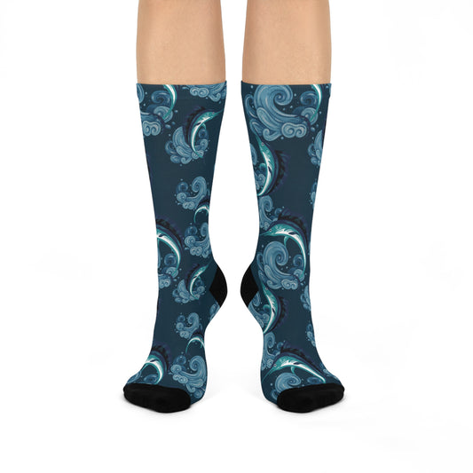 Jumping Marlin Socks