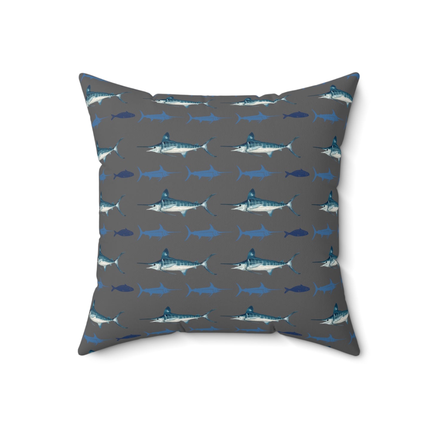 Marlin Lux Faux Suede Throw Pillow with Insert - 18" x 18", 20" x 20"