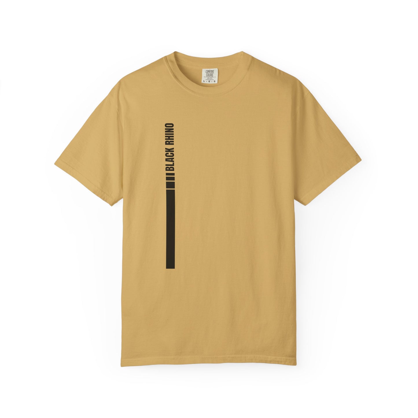 Black Rhino Component Graphic T-Shirt, Unique Casual Wear, Fashionable Gift, Nature Lover Apparel, Perfect for Wildlife Enthusiasts