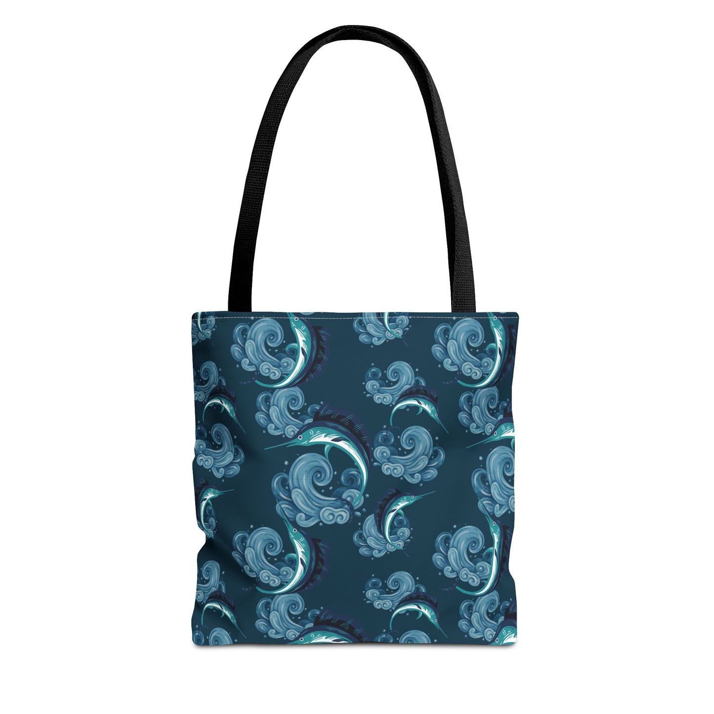 Jumping Marlin Tote Bag