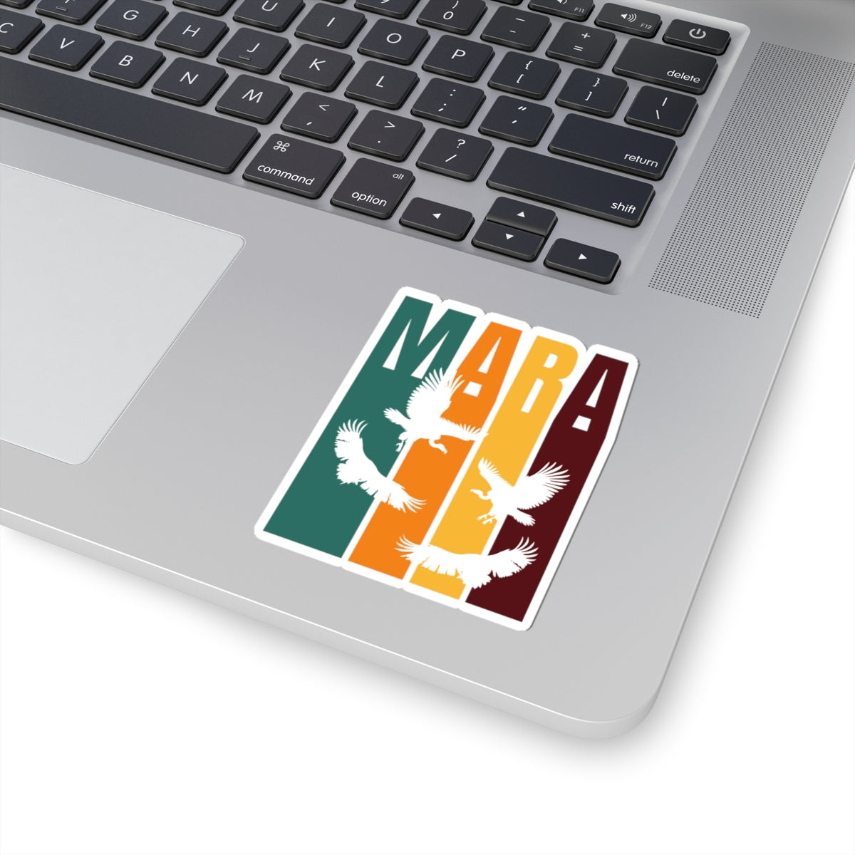 Safari Themed, Vulture, Masai Mara, Vibrant Kiss-Cut Stickers for Laptop, Scrapbooking, Gifts, Eco-Friendly Decor, Customizable Designs