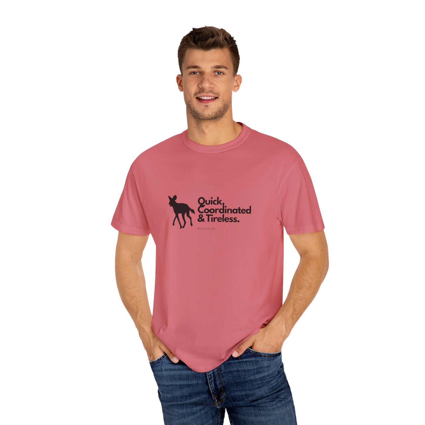 Wild Dog Trait T-Shirt | Unisex Garment-Dyed Tee for Animal Lovers, Casual Wear, Gift Idea, Everyday Comfort, Statement Shirt