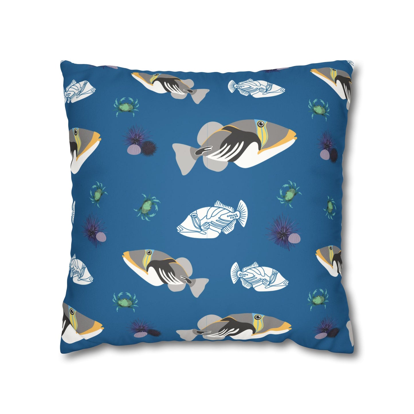 Triggerfish Lux Faux Suede Throw Pillow Cover – 18" x 18" & 20" x 20"