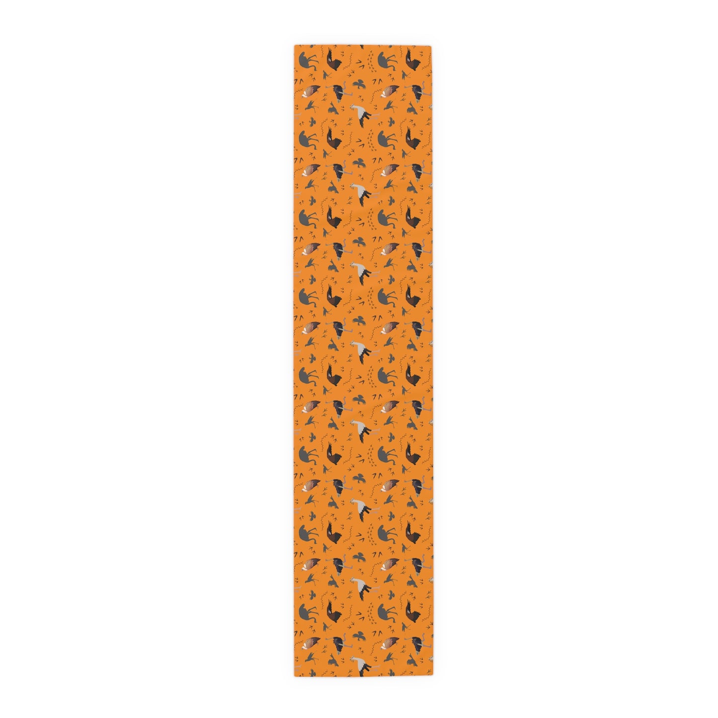 Table Runner - Safari Bird Print (Tangerine)