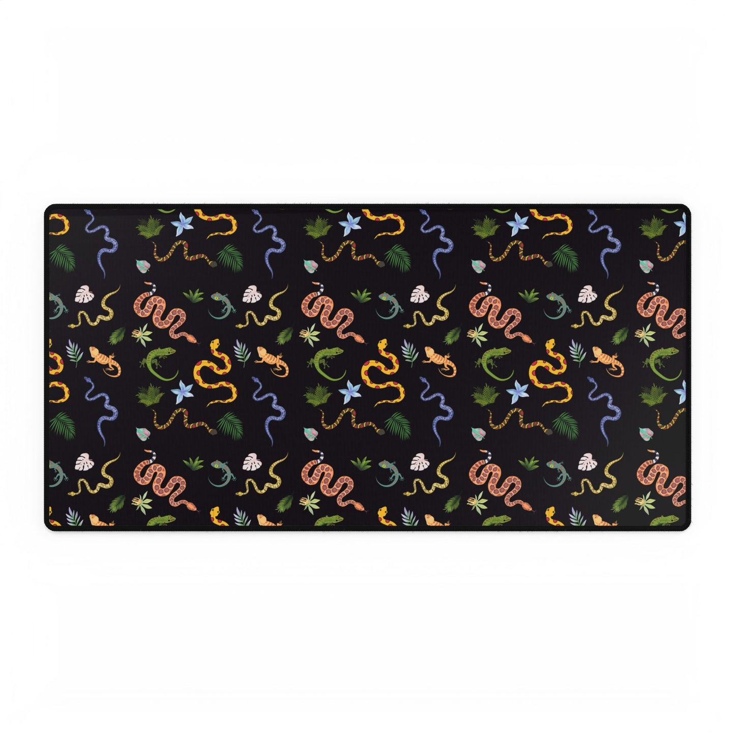 Dancing Reptile Desk Mats for Home Office, Non-Slip Desktop Mat, Cute Workspace Decor, Personalized Office Gifts, Stylish Desk Accessories