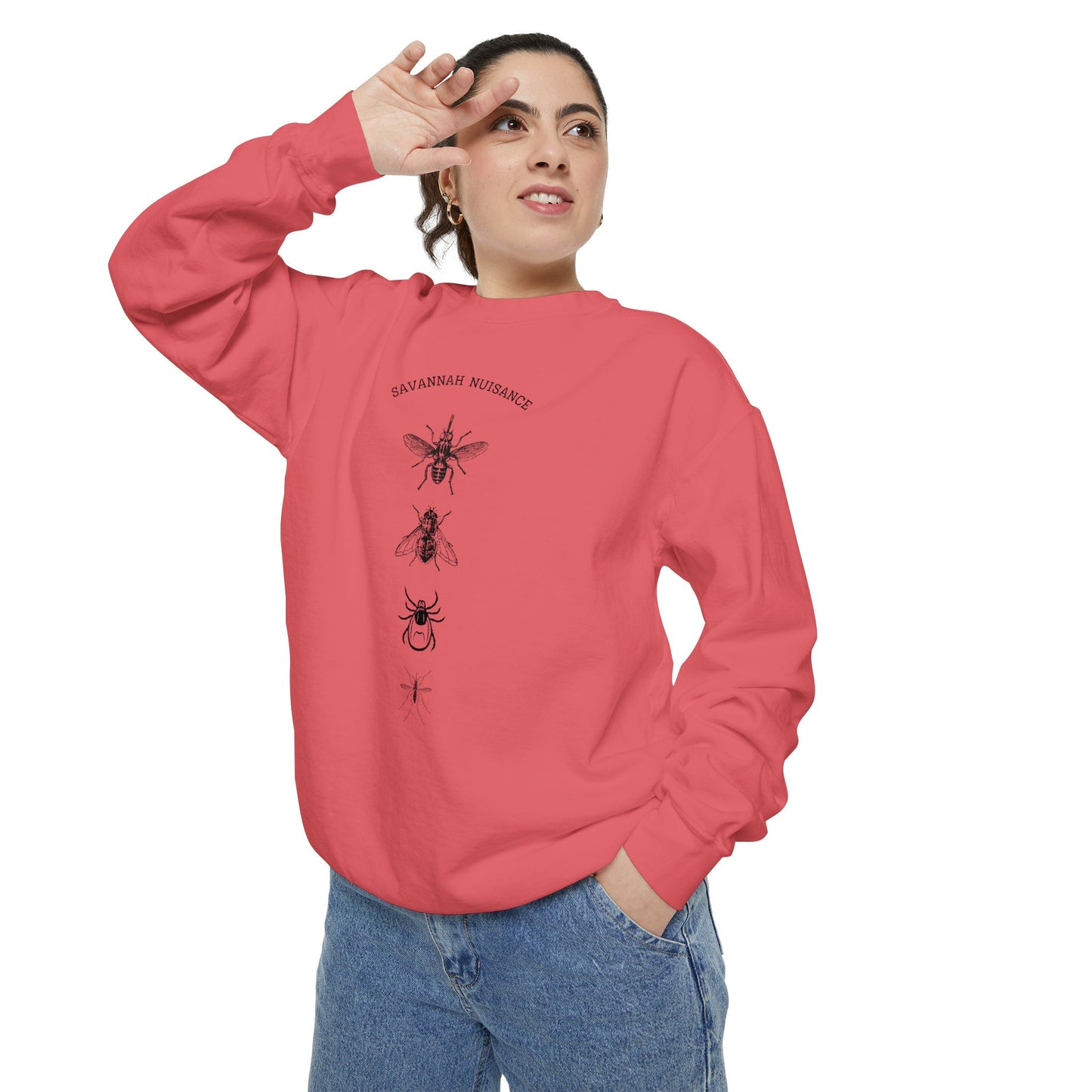 Savannah Nuisance Design Sweatshirt, Cozy Unisex Pullover, Perfect for Nature Lovers, Gifts for Biologists, Casual Layering Piece