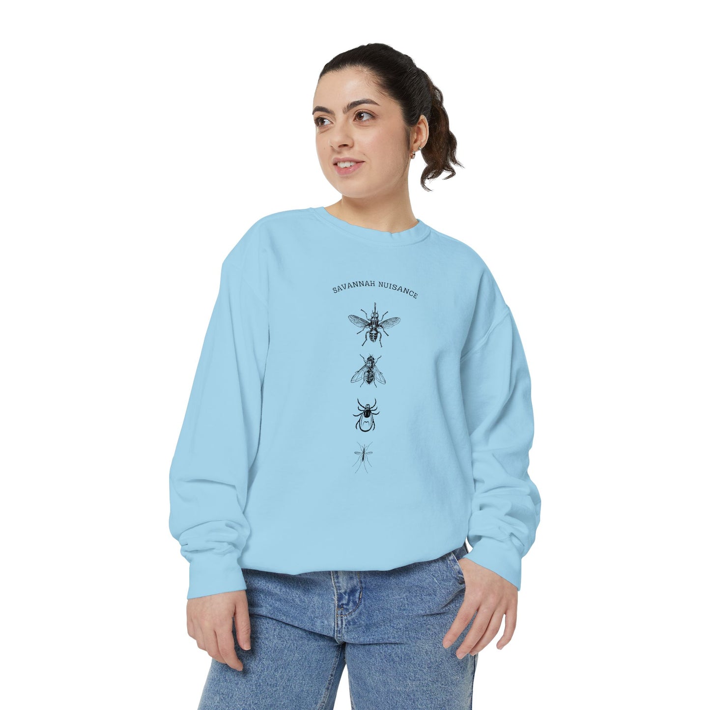 Savannah Nuisance Design Sweatshirt, Cozy Unisex Pullover, Perfect for Nature Lovers, Gifts for Biologists, Casual Layering Piece