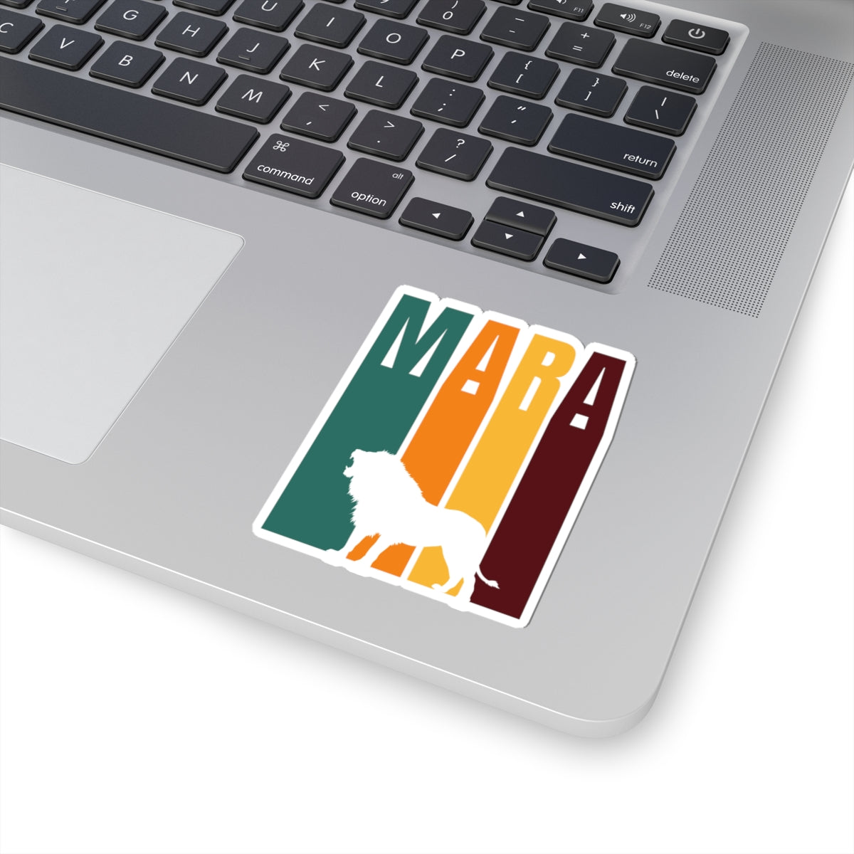 Safari Themed, Lion, Masai Mara, Vibrant Kiss-Cut Stickers for Laptop, Scrapbooking, Gifts, Eco-Friendly Decor, Customizable Designs