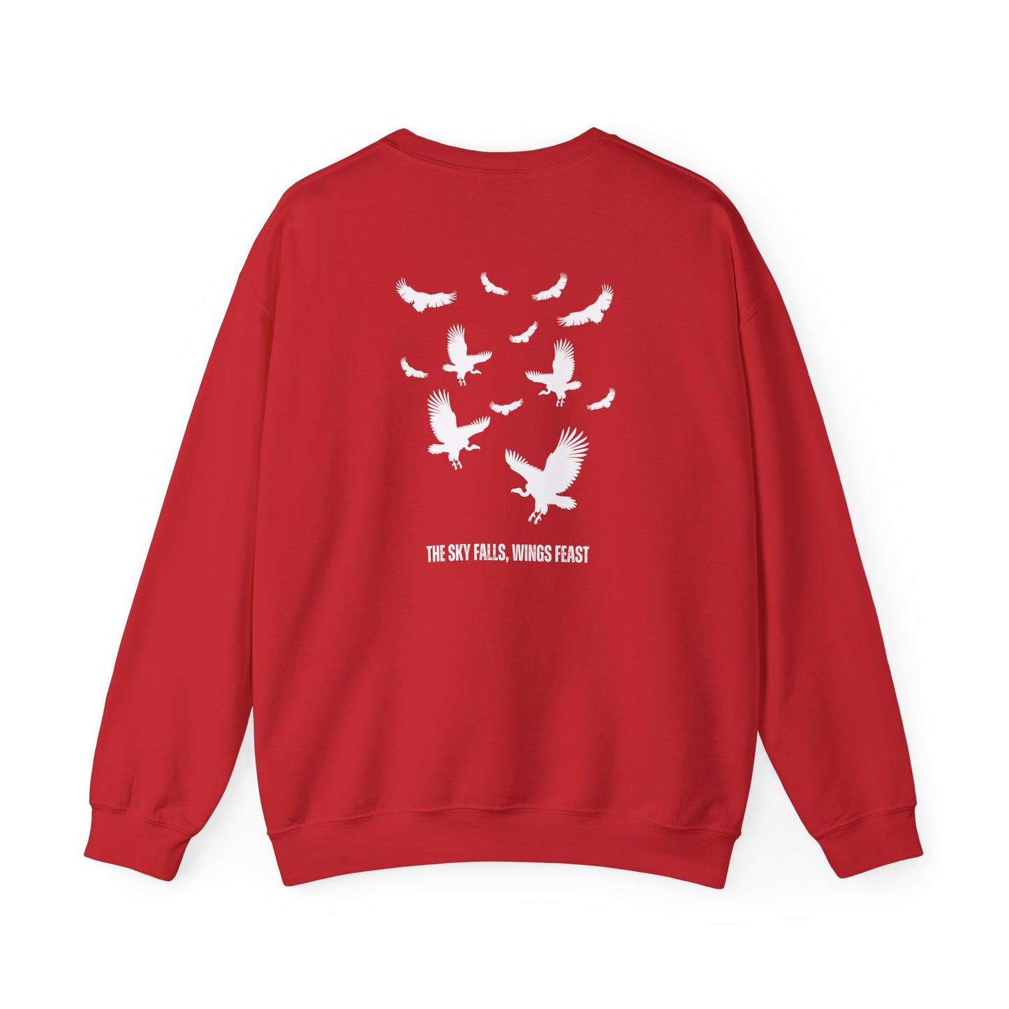 Soaring Vulture Crewneck Sweatshirt | Unisex Sweater for Nature Lovers, Perfect for Gift Giving, Cozy Wear, Outdoor Adventures, Eco-Friendly