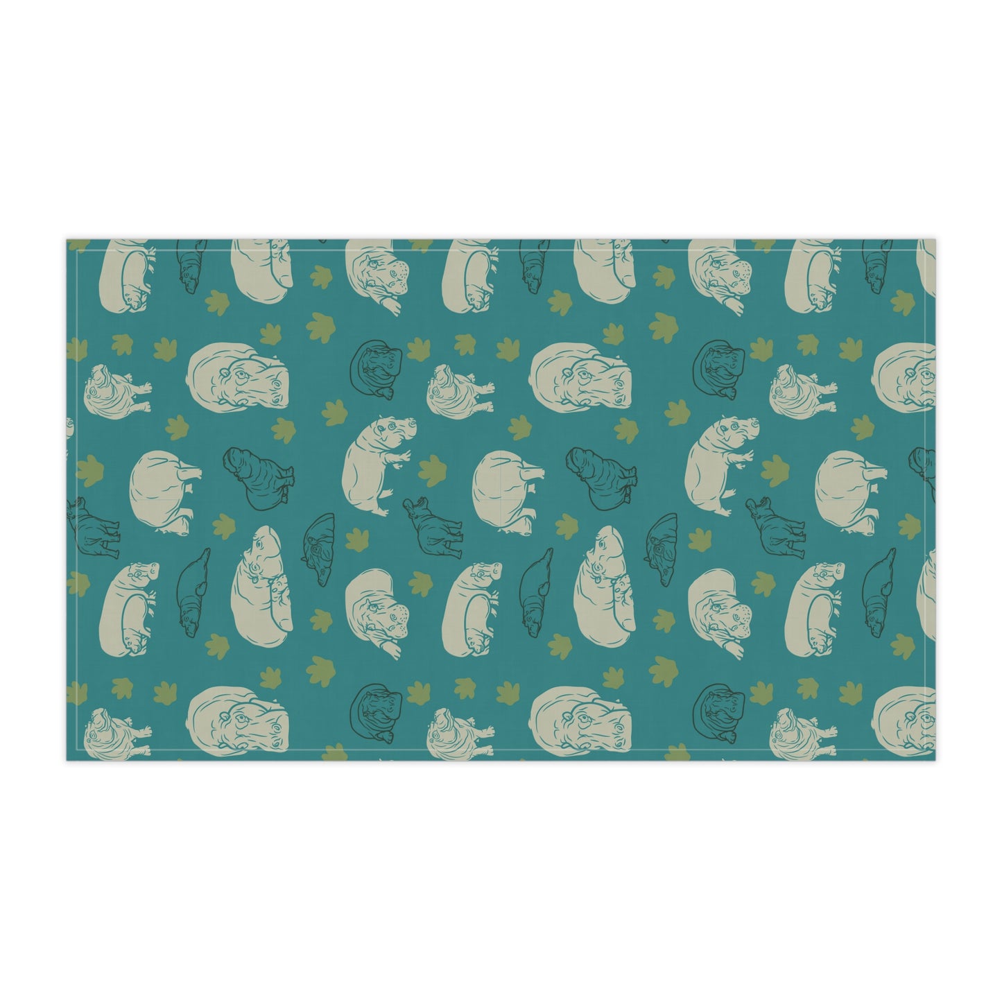 Hippo Pod Tea Towels