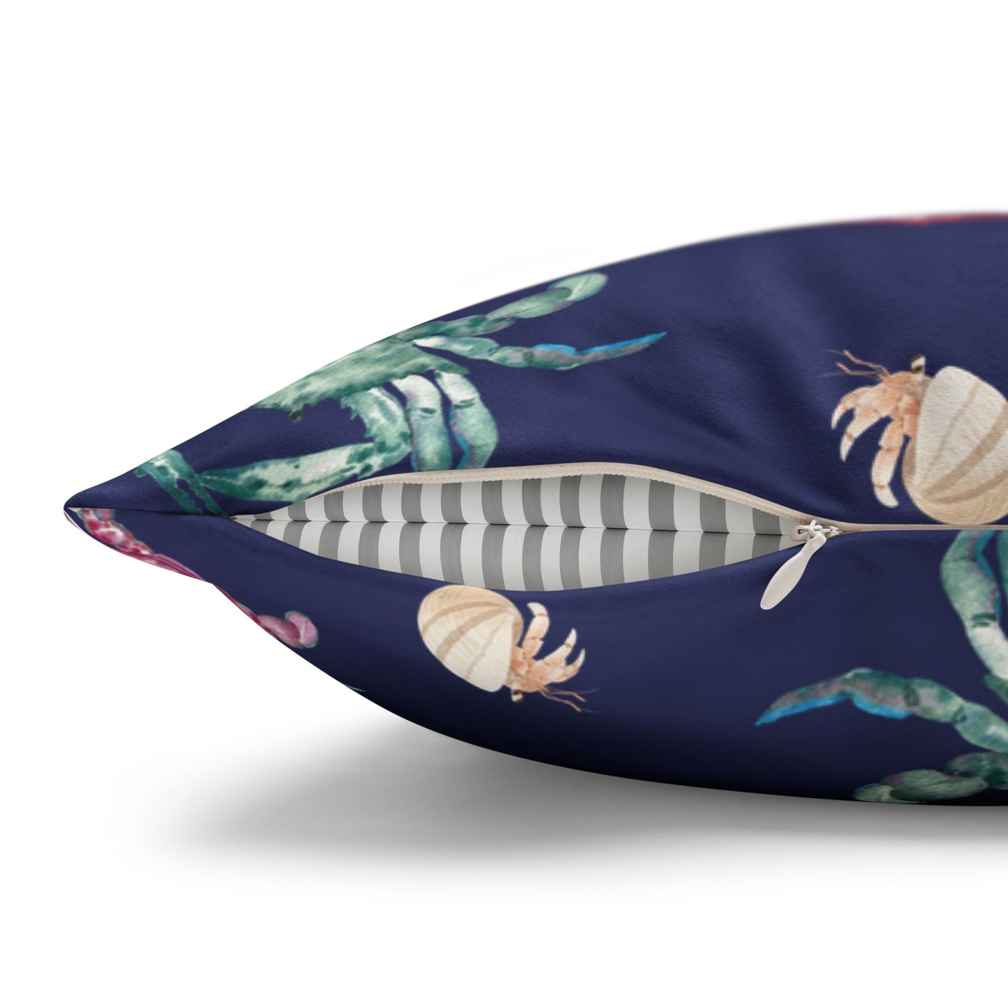 Beach Dweller Lux Faux Suede Throw Pillow Cover – 18" x 18" & 20" x 20"